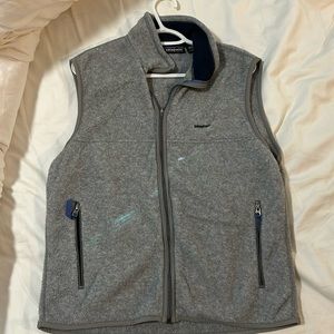 Patagonia Synchilla Men's Grey Fleece Vest Size Large C3